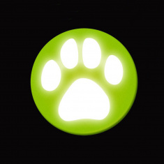 AKCIA Reflexný pripínací odznak - smajlík ružový AKCIA Reflexný pripínací odznak - smajlík ružový